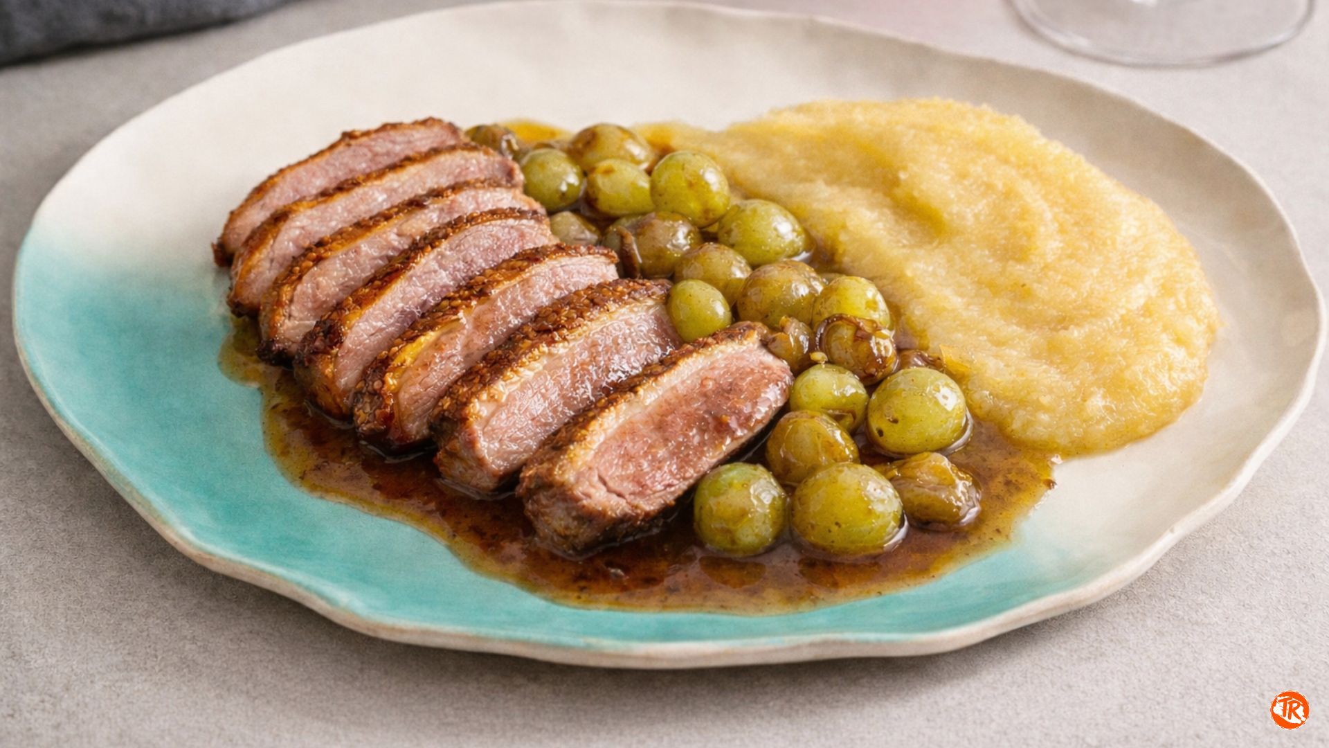 MAGRET DE PATOS CON UVAS