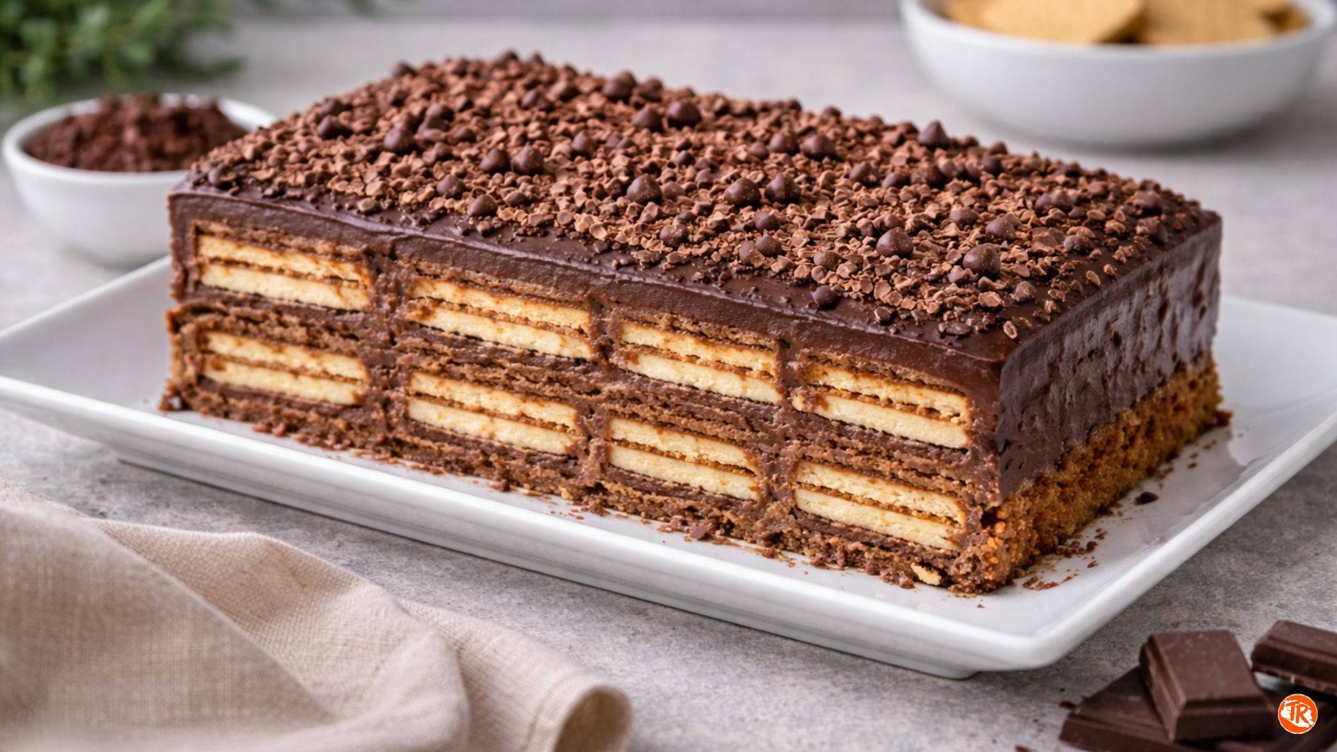 TARTA DE GALLETAS Y CHOCOLATE (SIN HORNO) 