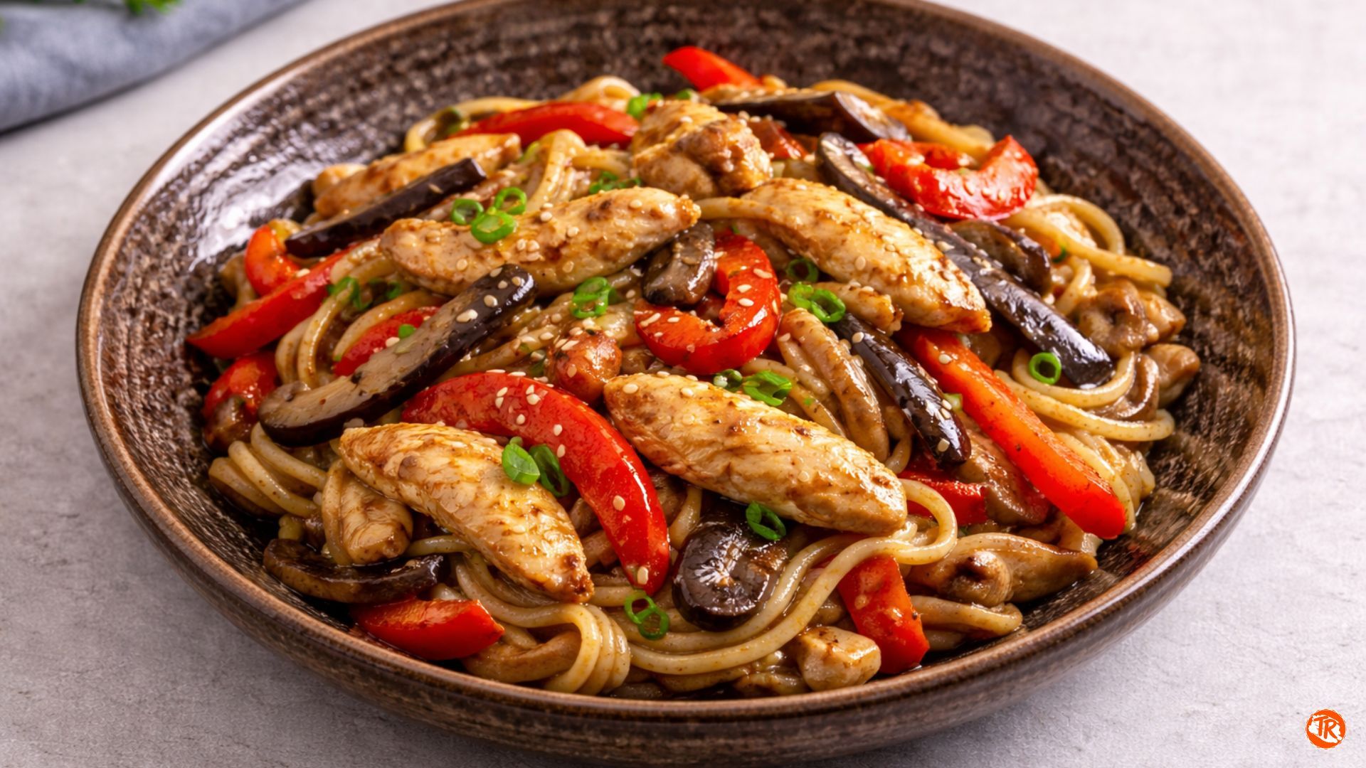 WOK DE POLLO Y VERDURAS