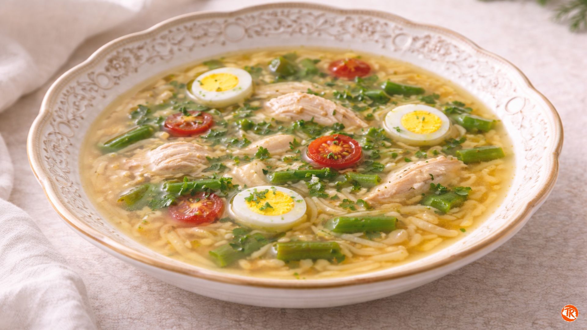 SOPA DE POLLO CASERA