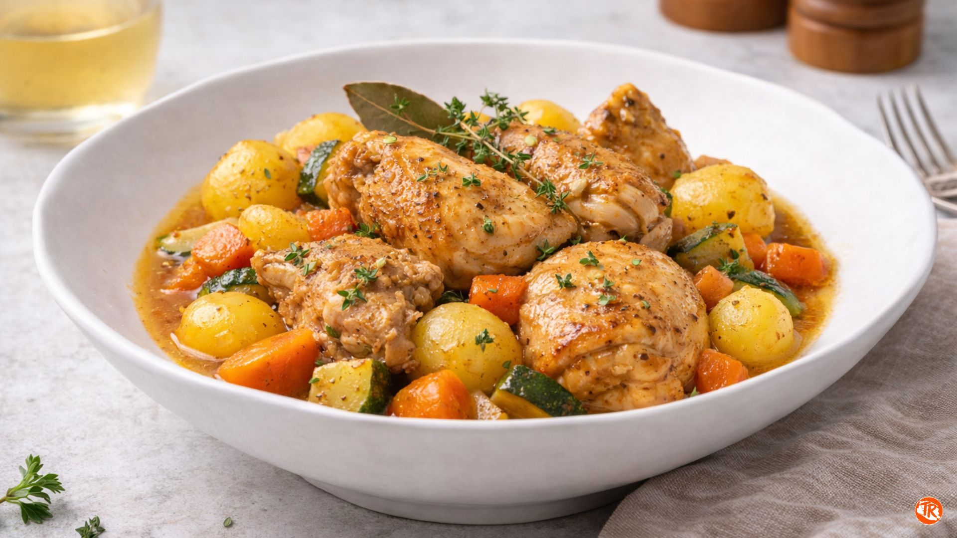 POLLO AL VINO BLANCO
